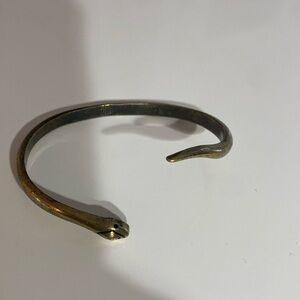 House of Harlow serpent brass bracelet